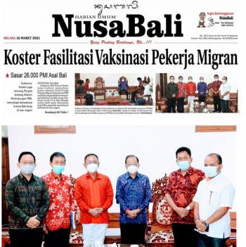 Gubernur Bali Fasilitasi Vaksinasi Pekerja Migran